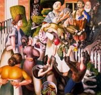 Stanley Spencer - The Dustman or the Lovers
